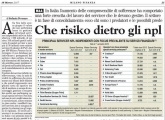 Articolo di Milano Finanza su NPL